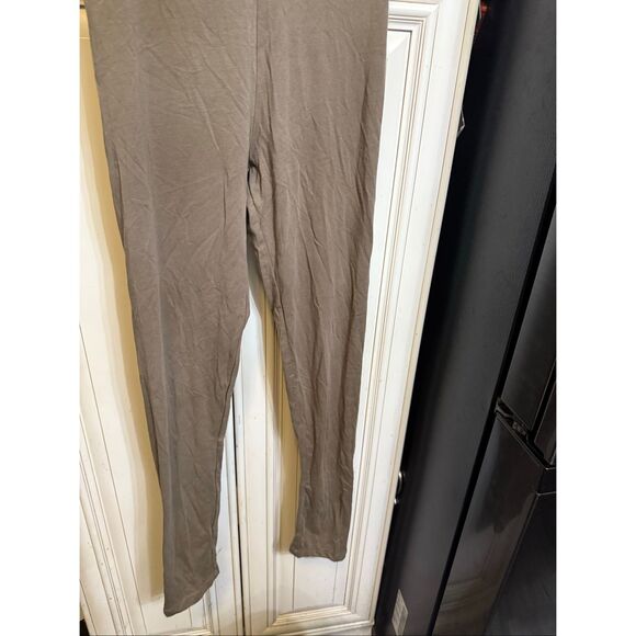 ZARA Girls High Rise Slim Stretch Leggings Tan Size 13-14 - Picture 3 of 10